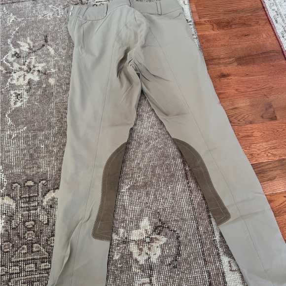 Beige Equestrian Riding Pants tailored sportman size 26 - Picture 2 of 2